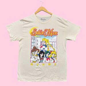 Pretty Guardian Sailor Moon Anime Cast Poster Tee L